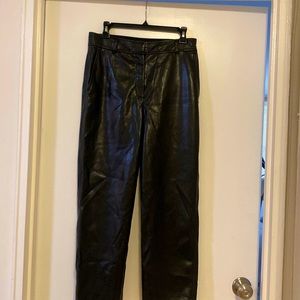 Aritzia Babaton size 8 vegan leather pants